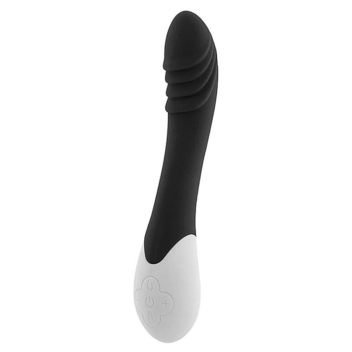 Вибратор S Pleasures Premium Phoenix, для точки G, черный, водостойкий, 16 видов вибрации, нагрев