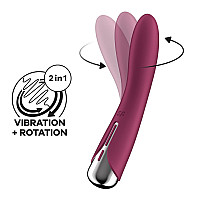 Вибратор точки G с вращением Satisfyer Spinning Vibe 1 Red, 2 мотора