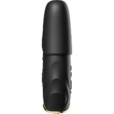 Смарт-вибратор для груди Zalo - Nave Obsidian Black, пульт ДУ, работа через приложение