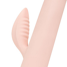 Вибратор-кролик с пульсацией Good Vibes Only – SHAI Thrusting Vibrator Soft Silicone – Pink, 3 мотора