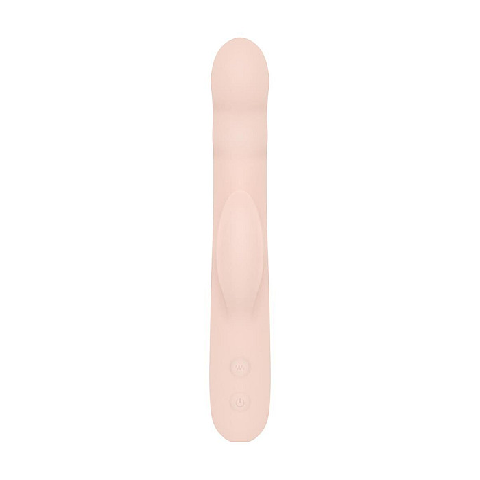 Вібратор-кролик Good Vibes Only - SHAI Thrusting Vibrator Soft Silicone - Pink