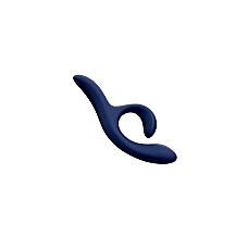 Смарт вибратор-кролик We-Vibe Nova Midnight Blue, эргономичный, регулируемый угол наклона ствола