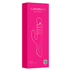 Вібратор-кролик Lovense Velvo з обертовими кульками на 360° за технологією WaveRoller