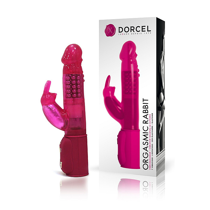 Вібратор-кролик Dorcel Orgasmic Rabbit Pink з перловим масажем