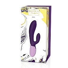 Вибратор-кролик Rianne S: Xena Purple/Lilac, 10 режимов, медицинский силикон, подарочная упаковка