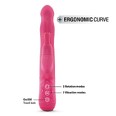 Вибратор-кролик Dorcel Baby Rabbit Magenta 2.0 с жемчужным массажем и вращающейся головкой