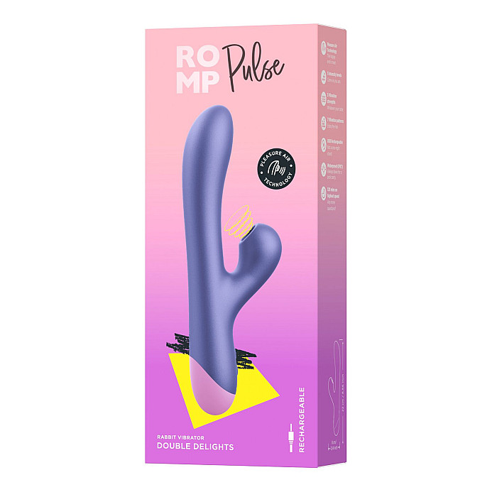 Вакуумний вібратор-кролик Romp Pulse