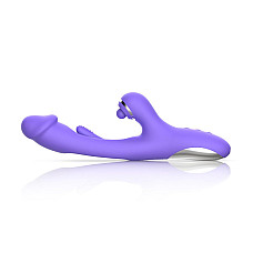 Вибратор-кролик с вагинальным отростком Good Vibes Only – Tess Rabbit Vibrator with G-Spot Stimulator