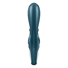 Смарт вибратор кролик Satisfyer Hug Me Bluegrey, 2 мотора, диаметр 4,2см, широкая клиторальная часть