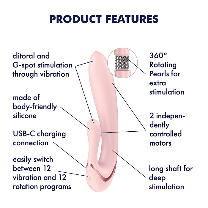 Вібратор-кролик Satisfyer Pearl Bunny 3