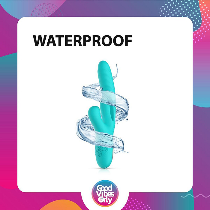 Вібратор-кролик Good Vibes Only - Lisa Thrusting Rabbit Vibrator with G-Spot Stimulator