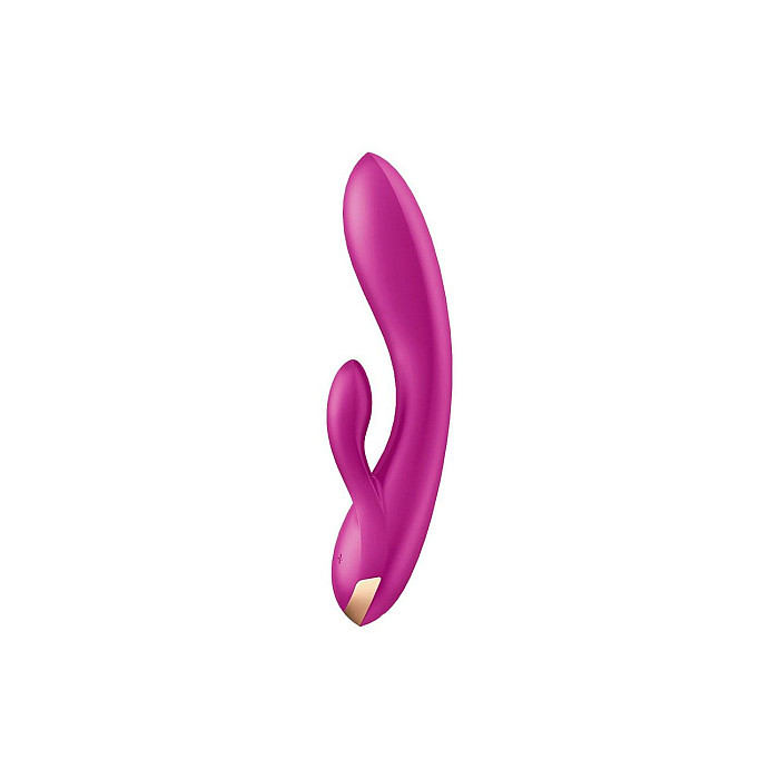 Смарт вібратор-кролик із подвійним відростком Satisfyer Double Flex Violet