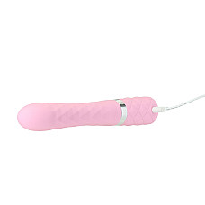 Роскошный кролик с ротацией и вибрацией Pillow Talk Lively, Pink, кристалл Сваровски