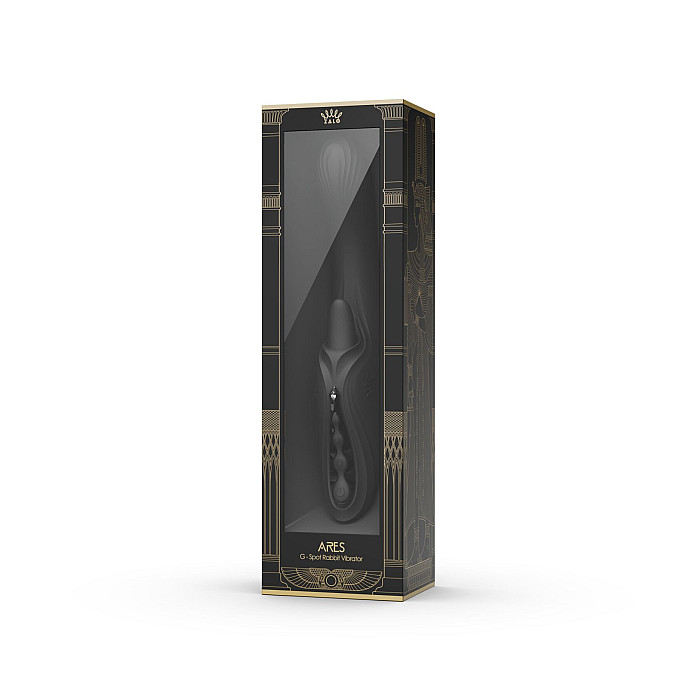 Вібратор-кролик Zalo Ares Obsidian Black