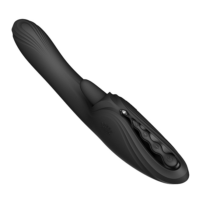 Вібратор-кролик Zalo Ares Obsidian Black