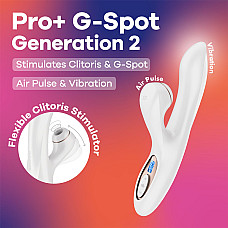 Вакуумний вібратор-кролик Satisfyer Pro+ G-Spot Generation 2 White