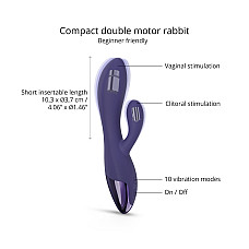 Вибратор-кролик Love To Love FUNKY BUNNY - MIDNIGHT INDIGO