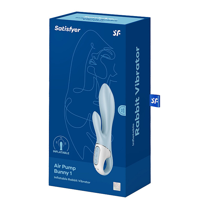 Вібратор-кролик надувний Satisfyer Air Pump Bunny 1