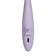 Тонкий кролик-вибратор Svakom Cici+ 2 Lilac, управление со смартфона, подогрев до 38 °C