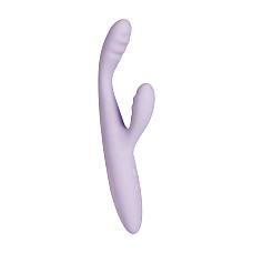 Тонкий кролик-вибратор Svakom Cici+ 2 Lilac, управление со смартфона, подогрев до 38 °C