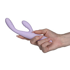 Тонкий кролик-вибратор Svakom Cici+ 2 Lilac, управление со смартфона, подогрев до 38 °C