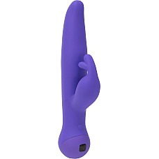 Вибратор-кролик Touch by SWAN - Trio Purple, сенсорное управление, ротация, диаметр 3,8 см