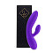 Гнучкий вібратор кролик з двома моторами FeelzToys Lea Rabbit Vibrator Medium Purple