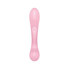 Двусторонний вибратор-кролик Satisfyer Triple Oh Pink, 3 мотора, рукоятка-массажер