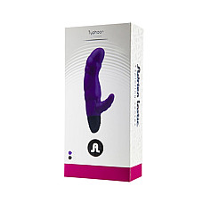 Вібратор рельєфний Adrien Lastic Typhoon Purple зі стимуляцією точки G, два мотора