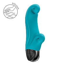 Вібратор-кролик Fun Factory OCEAN Aquamarine, для клітора та точки G, 6 режимів, на батарейках