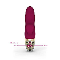 Вибратор-кролик Mystim Hop Hop Bob Fuchsia, мощный мотор, 8 режимов