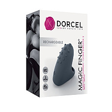 Вибратор на палец Dorcel MAGIC FINGER Black перезаряжаемый, 3 режима работы