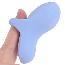 Вибратор на палец FUZU Sensa Skin Activated Fingertip Vibe – Pastel Blue, сенсорное управление, 8 режимов