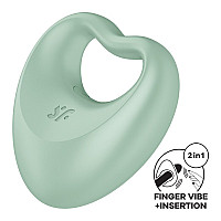 Вібратор на палець та ерекційне кільце 2в1 Satisfyer Perfect Pair 3