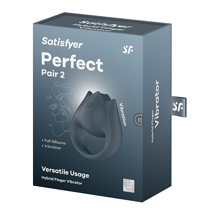Вибратор на палец и эрекционное кольцо 2в1 Satisfyer Perfect Pair 2