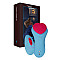 Вибратор в трусики FairyGasm HeartGem blue, на магните, пульт ДУ