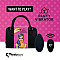 Вибратор в трусики FeelzToys Panty Vibrator Black с пультом ДУ, 6 режимов работы, сумочка-чехол