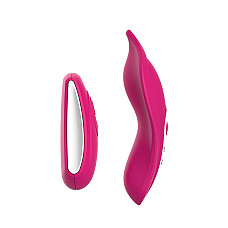 Вибратор в трусики Liebe Panty Vibe Recargable Cerise, нагрев до 39 °C, пульт, трусики S-M в комплекте