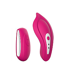 Вибратор в трусики Liebe Panty Vibe Recargable Cerise, нагрев до 39 °C, пульт, трусики S-M в комплекте
