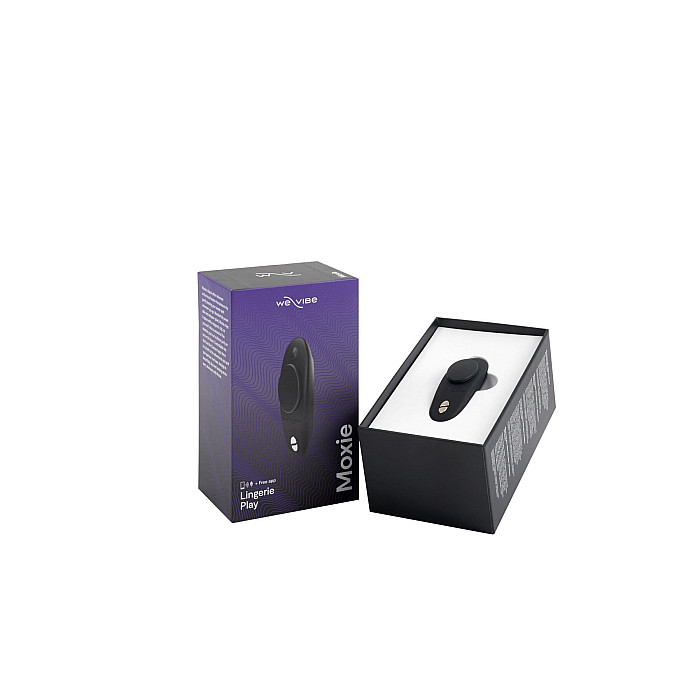 Смарт-вібратор у трусики We-Vibe Moxie Satin Black з пультом ДК