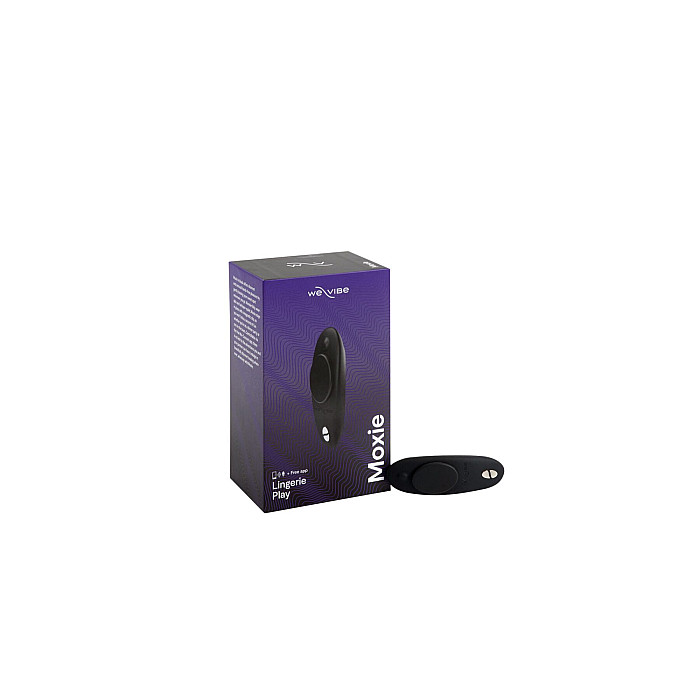Смарт-вібратор у трусики We-Vibe Moxie Satin Black з пультом ДК