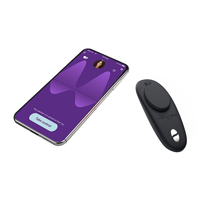 Смарт-вібратор у трусики We-Vibe Moxie Satin Black з пультом ДК