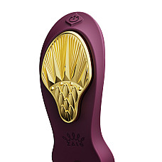 Смарт-вибратор в трусики Zalo - AYA Velvet Purple, насадка и пульт ДУ