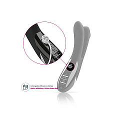 Вибратор двойной с электростимуляцией Mystim Tingling Aparte eStim Black, миостимулятор