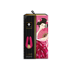 Вибратор для клитора Shunga Aiko Raspberry, гибкие кончики
