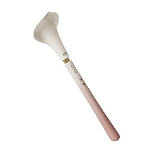 Роскошный вибромассажер Zalo – Calla Blossom Pink, двусторонний, 2 мотора