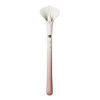 Роскошный вибромассажер Zalo – Calla Blossom Pink, двусторонний, 2 мотора