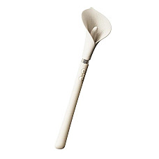 Роскошный вибромассажер Zalo – Calla Ivory White, двусторонний, 2 мотора