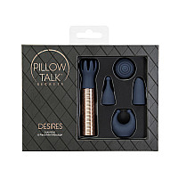 Вибромассажер Pillow Talk Secrets Desires 6-Piece Mini Massager Set - Navy