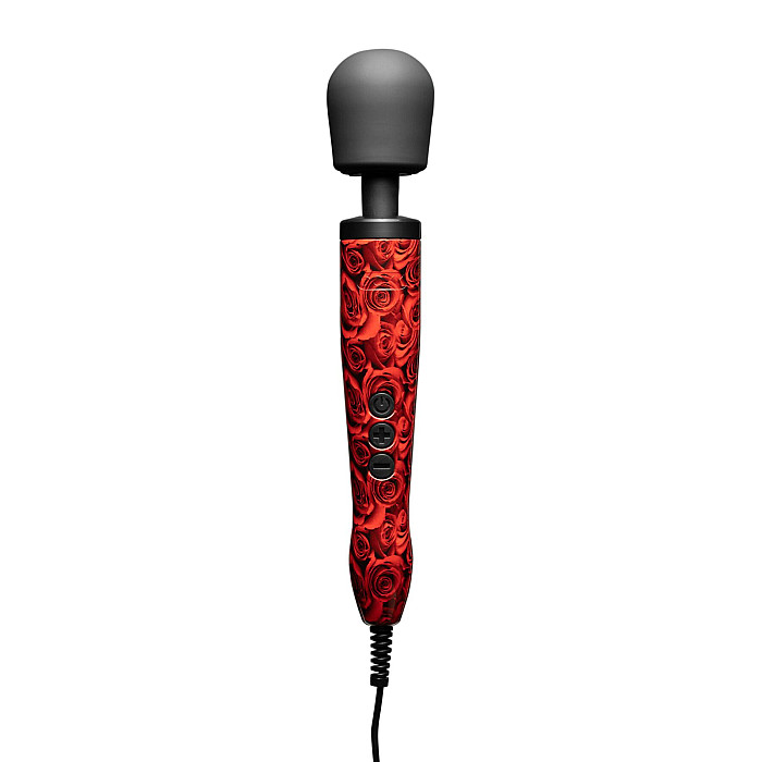 Вибромассажер DOXY Original ROSE PATTERN, очень мощный, питание 220В, пульсирующие вибрации